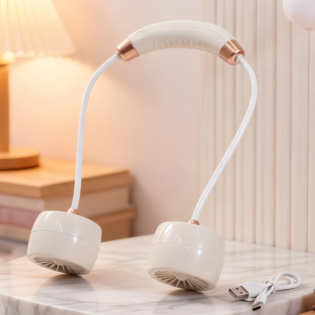 Ladies Portable Neck Fan with Flexible Design Kalsten