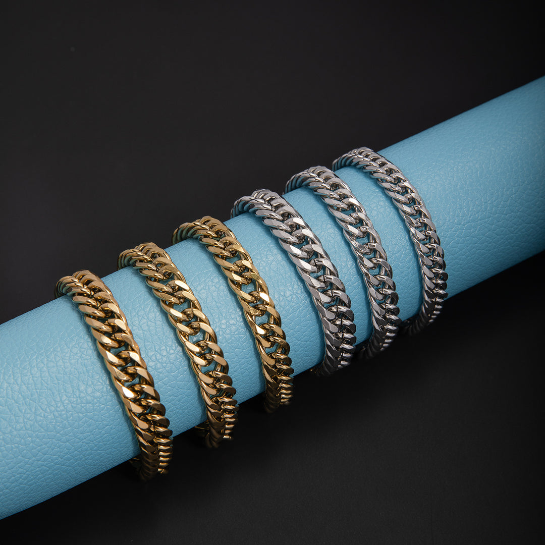 Chunky Metallic Curb Chain Necklace Kalsten