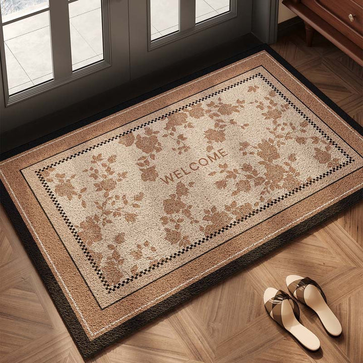 Checkerboard Pattern Welcome Mat Kalsten
