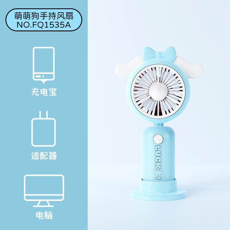 Women's Portable Hand Fan with Cute Rabbit Design Kalsten