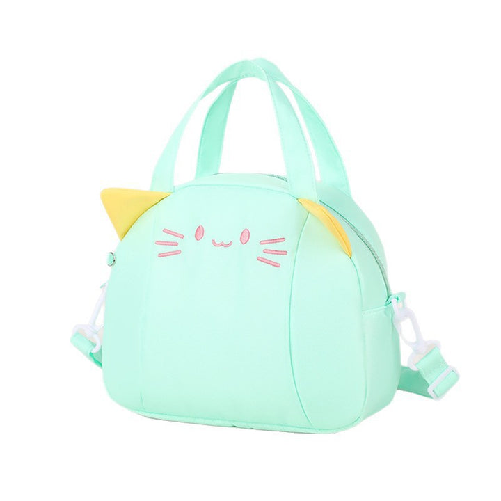 Playful Cat Motif Shoulder Bag Kalsten