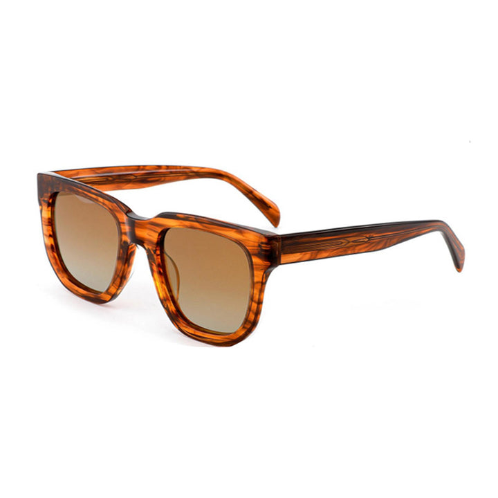 Ladies' fashionable sunglasses with a sturdy plastic frame and brown lenses Kalsten