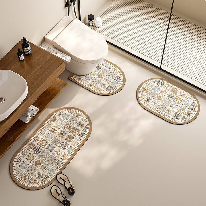 Premium Non-Slip Bathroom Mat Set