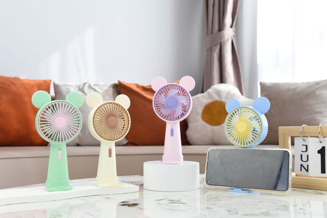 Women Portable Hand Fan with Funny Animal Design Kalsten
