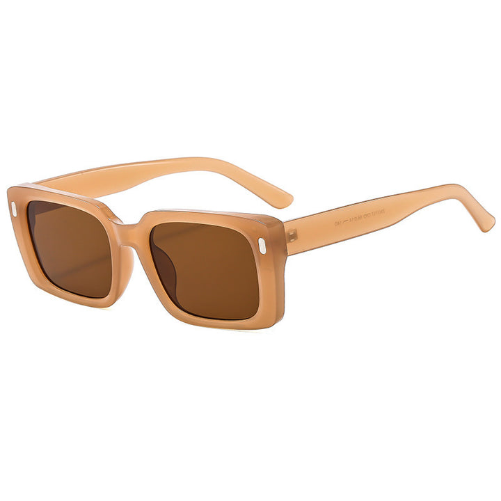 Women's Fashion Square Sunglasses with Matt Frame and UV Protection Kalsten