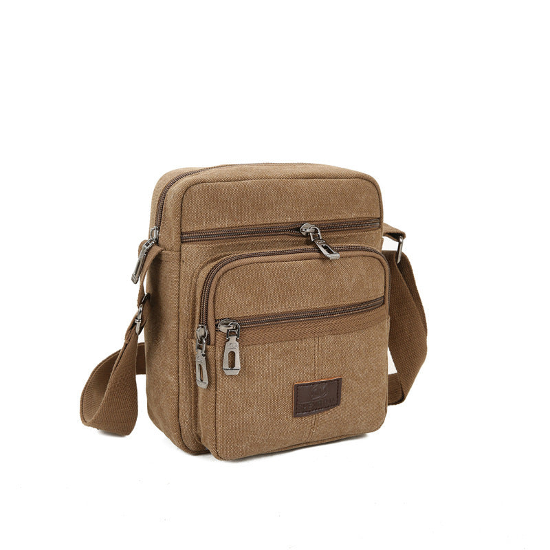 Multi-Compartment Casual Crossbody Bag