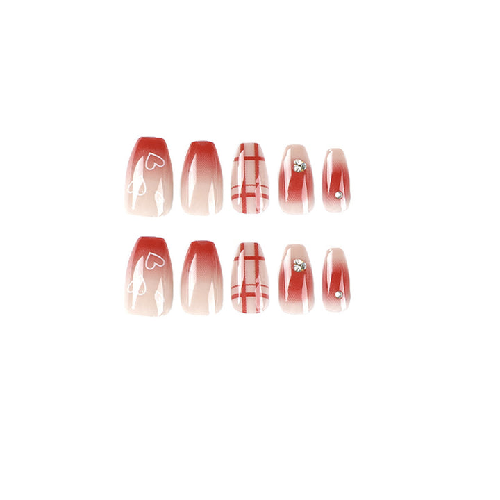 Elegant Nail Art with Glitter Accents Kalsten