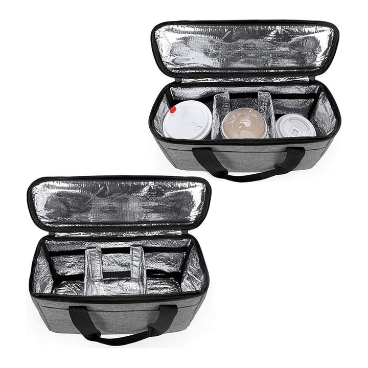 Women's cooler bag with insulated compartments and practical carrying handle Kalsten