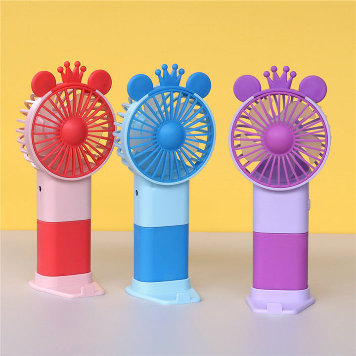 Unisex Portable Hand Fan in Playful Cat Design Kalsten