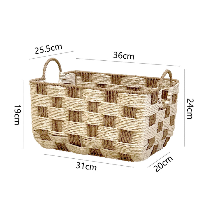 Basket with decorative honeycomb design Kalsten