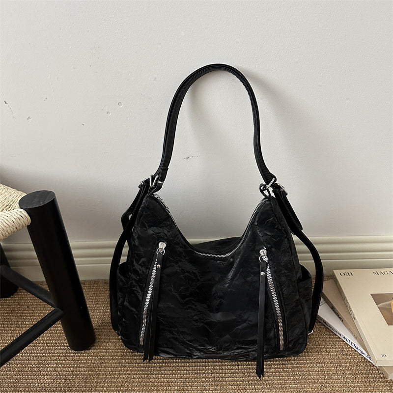 Versatile Textured Hobo Bag