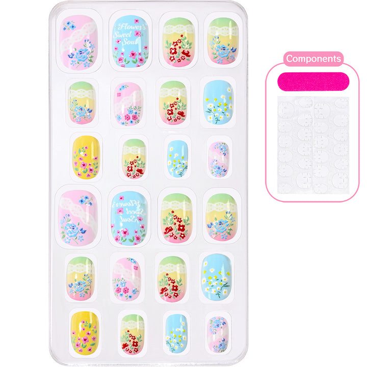 Themed Summer Beach Nail Art Press-On Nails Kalsten