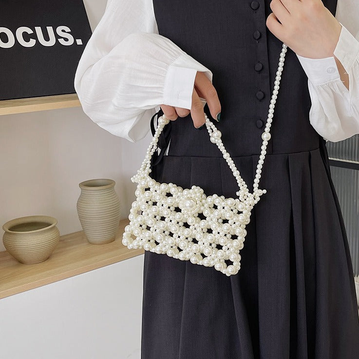 Pearl Beaded Clutch