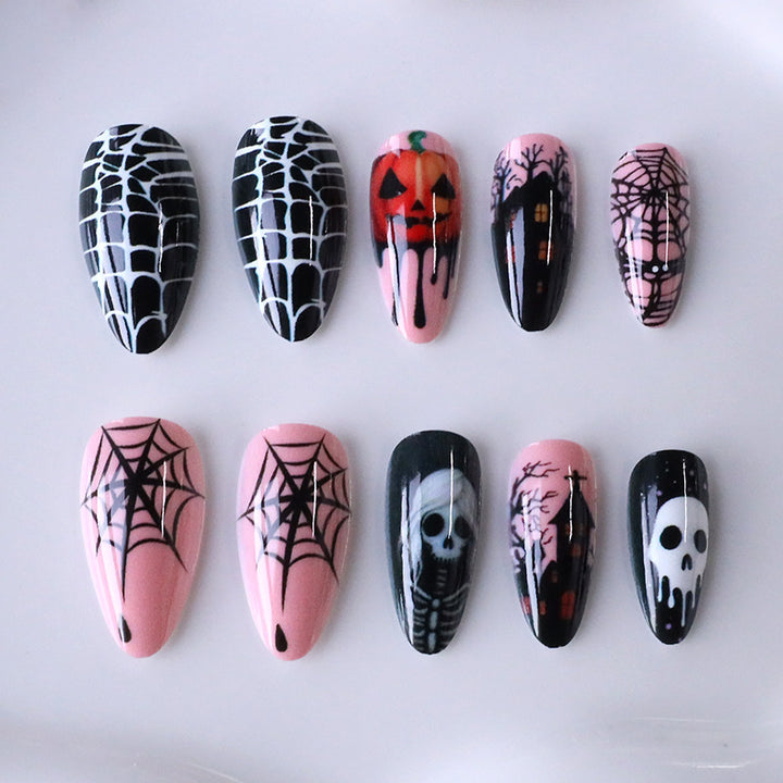 Spooky Halloween Themed Nail Art Kalsten