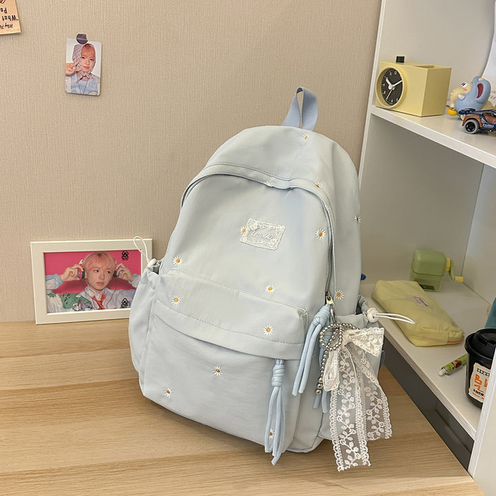 Stylish Floral-Embellished Backpack Kalsten