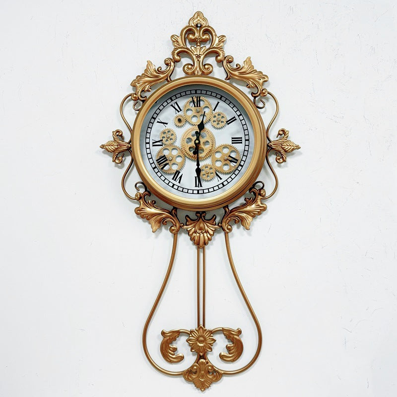Vintage Gear Mechanism Wall Clock Kalsten