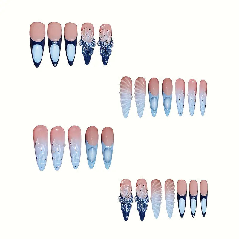 Artistic Butterfly-Inspired Press-On Nails Kalsten