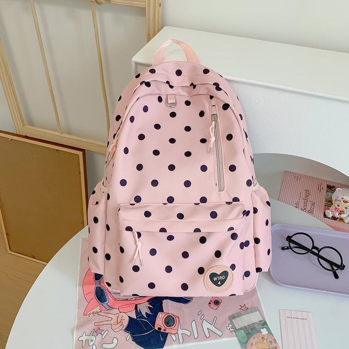 Trendy Polka Dot Backpack Kalsten