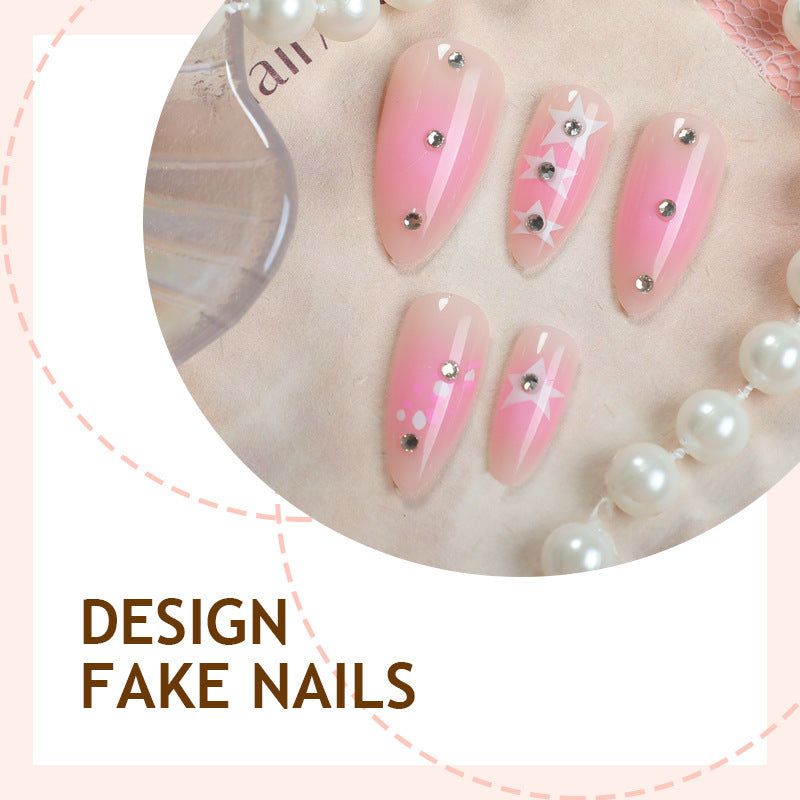Artistic Press-On Nail Design Set