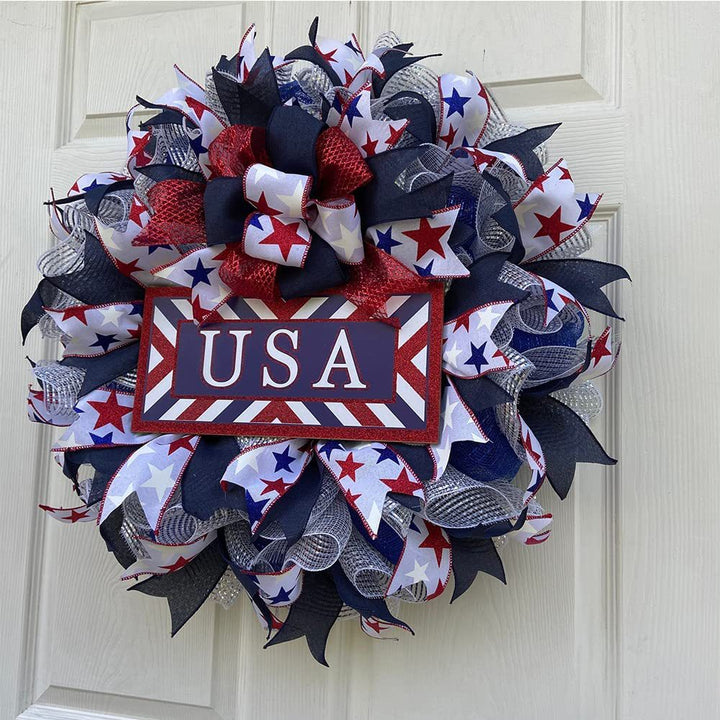 Festive Patriotic Wreath