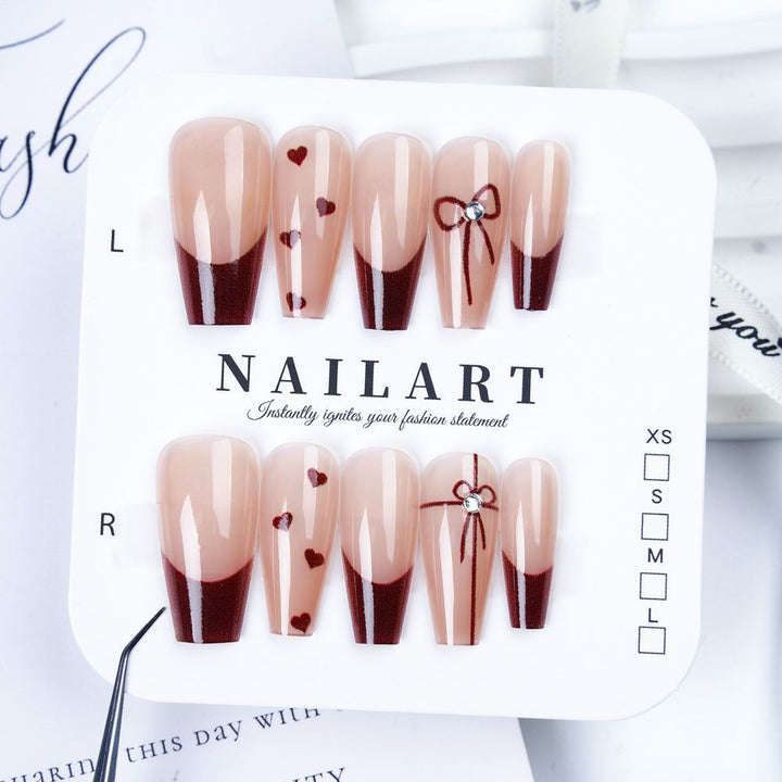 Decorative 3D Butterfly Press-On Nails Kalsten