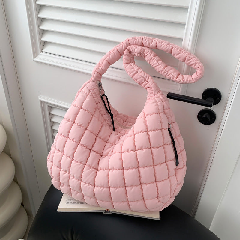 Quilted Casual Hobo Bag