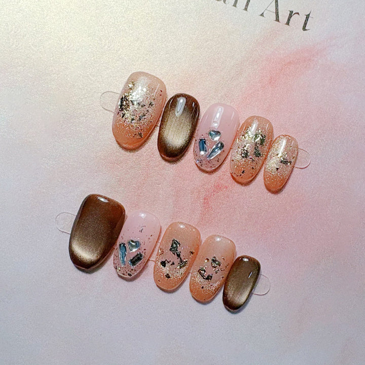 French Tip Press-On Nail Set Kalsten