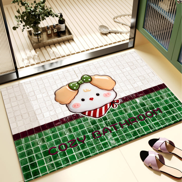 Cute Penguin-Themed Doormat