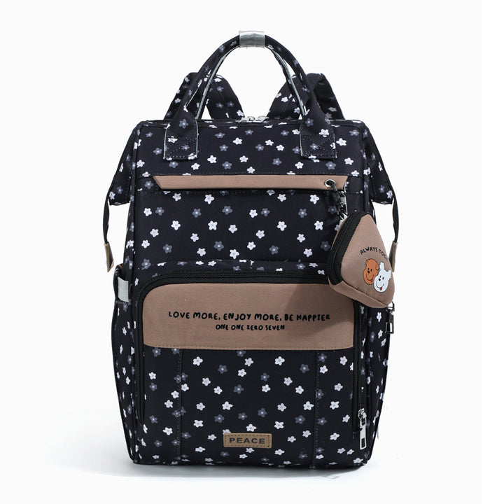 Chic Floral Print Multi-Functional Backpack Kalsten
