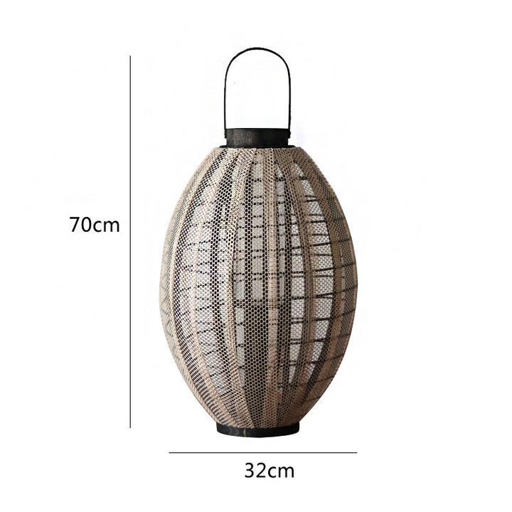 Elegant lantern with metal grid Kalsten