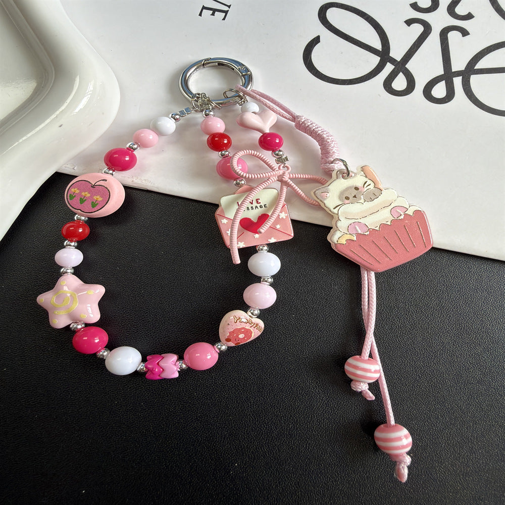 Playful Themed Charm Phone Lanyard Kalsten