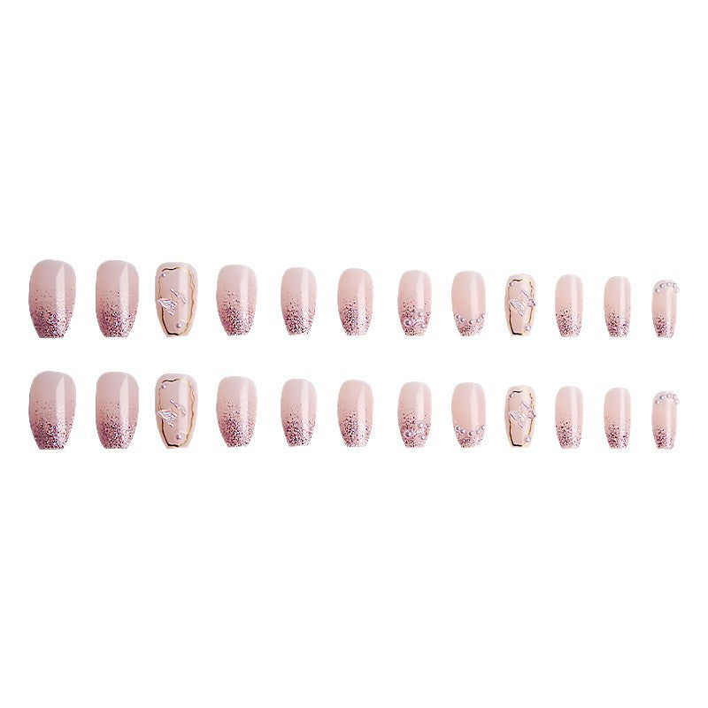 Decorative Butterfly Press-On Nail Set