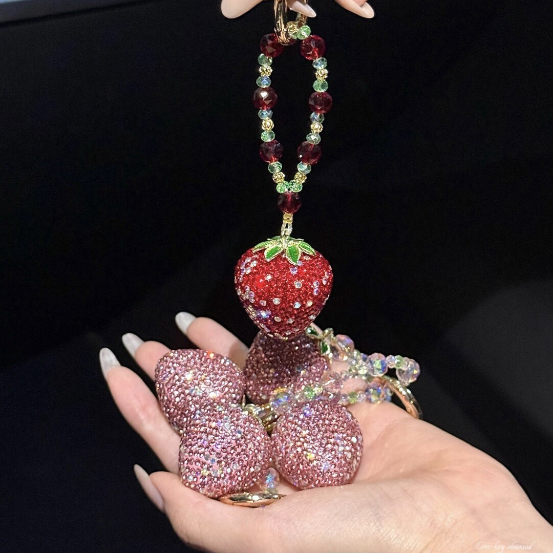 Strawberry Charm Keychain Holder Kalsten