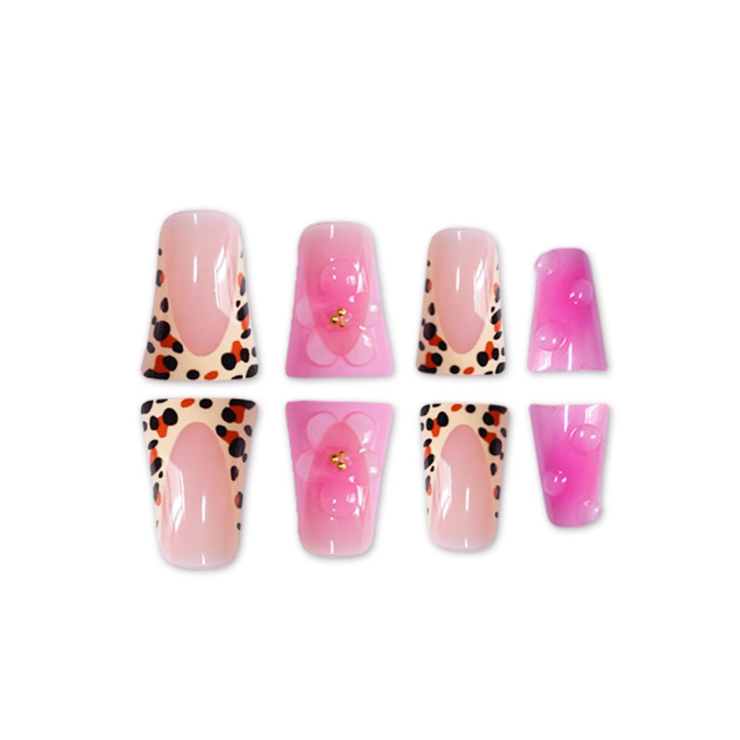 Floral Glam Press-On Nail Extensions Kalsten