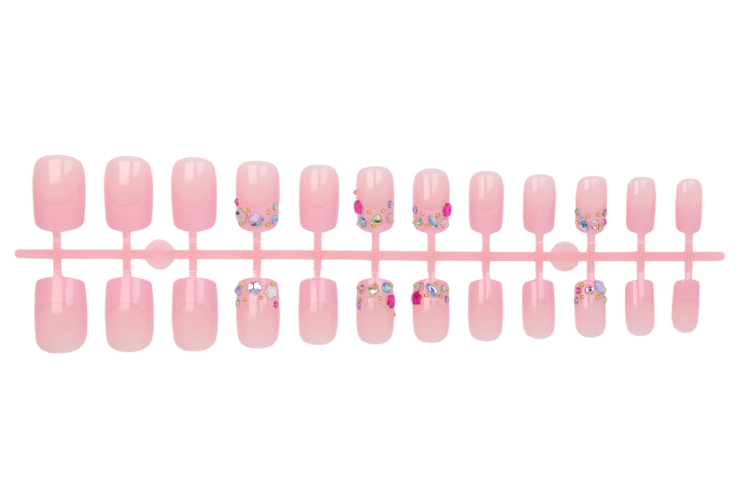 Nail art set with sparkling decorative elements Kalsten