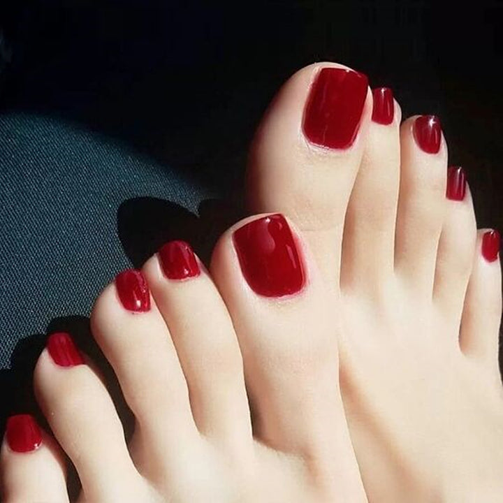 Premium Glossy Press-On Toenails Kalsten