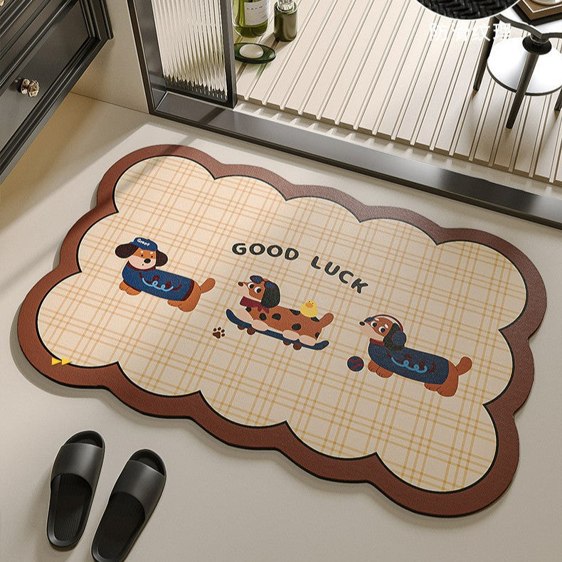 Playful Animal-Themed Floor Mat Kalsten