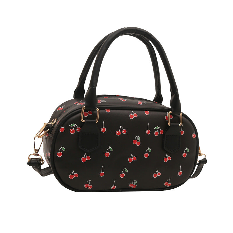 Playful Cherry Print Mini Handbag Kalsten