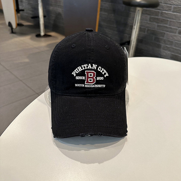 Men's Vintage-Inspired Embroidered Baseball Cap Kalsten