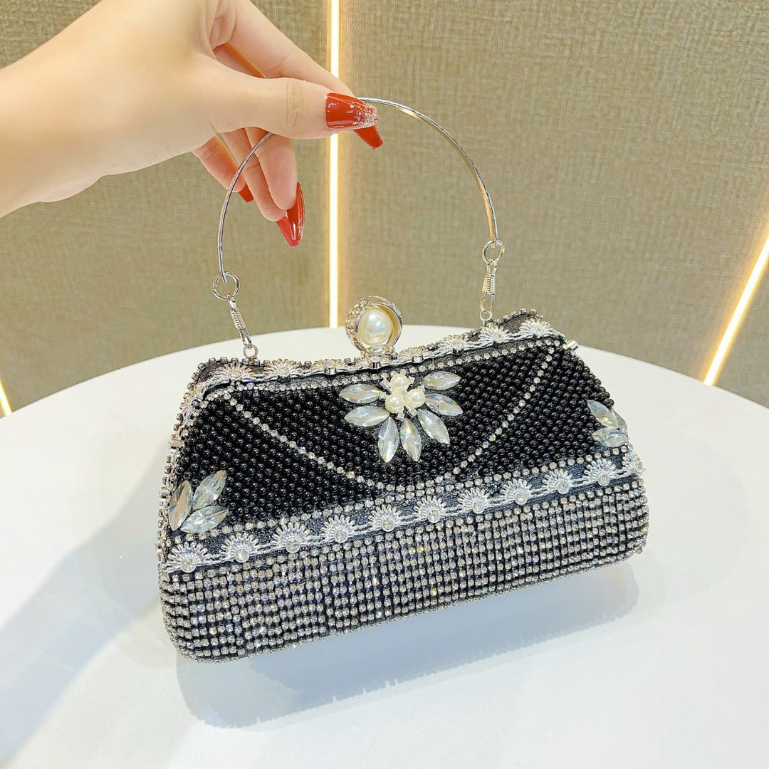 Beaded Evening Shoulder Bag