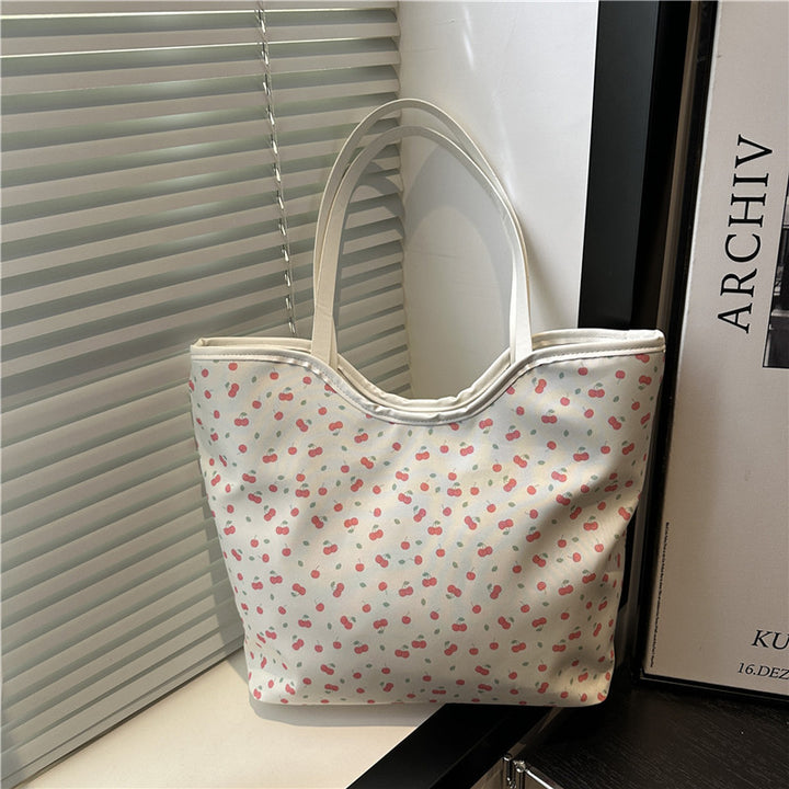 Floral Print Shopping Tote Bag Kalsten
