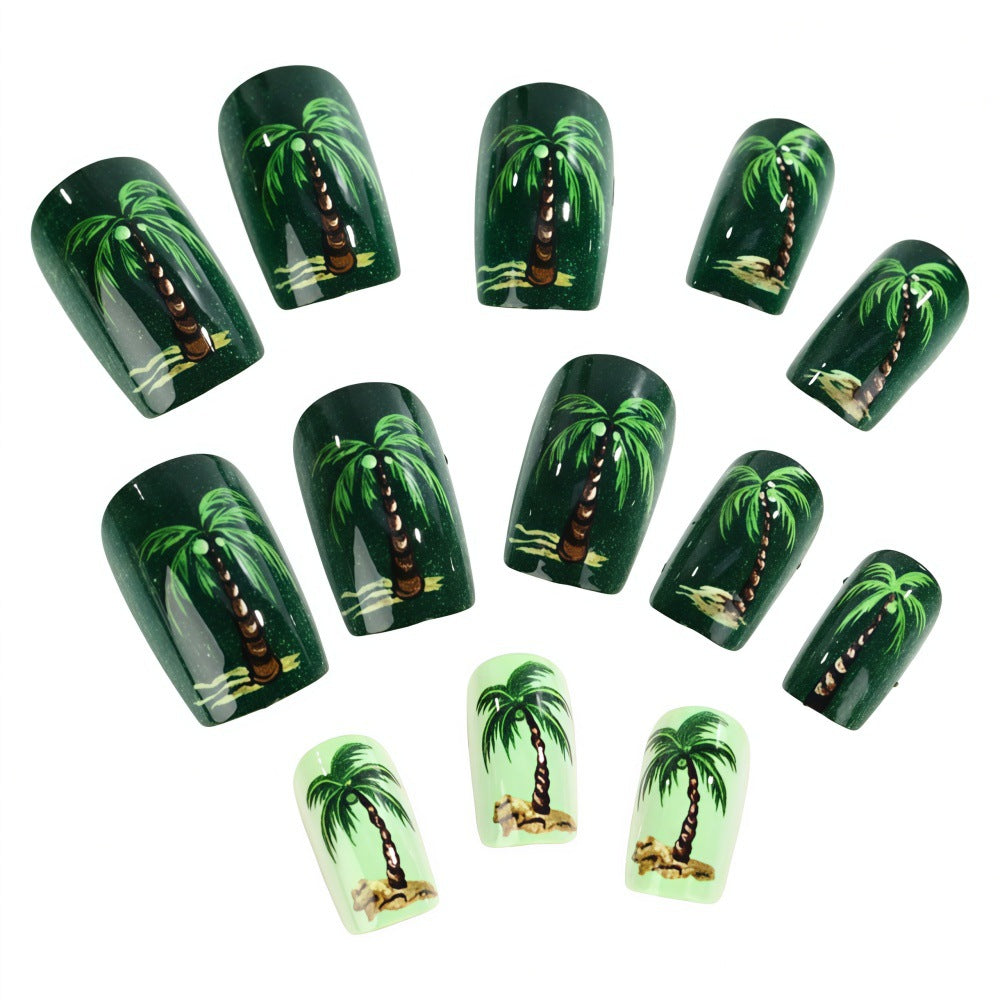 Tropical Style Artificial Nails Kalsten