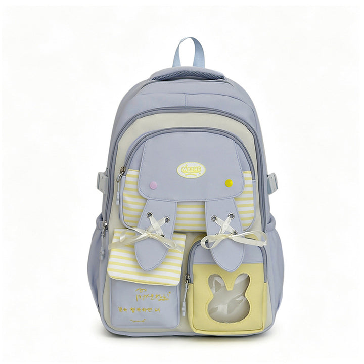 Playful Bunny-Ear Print Backpack Kalsten