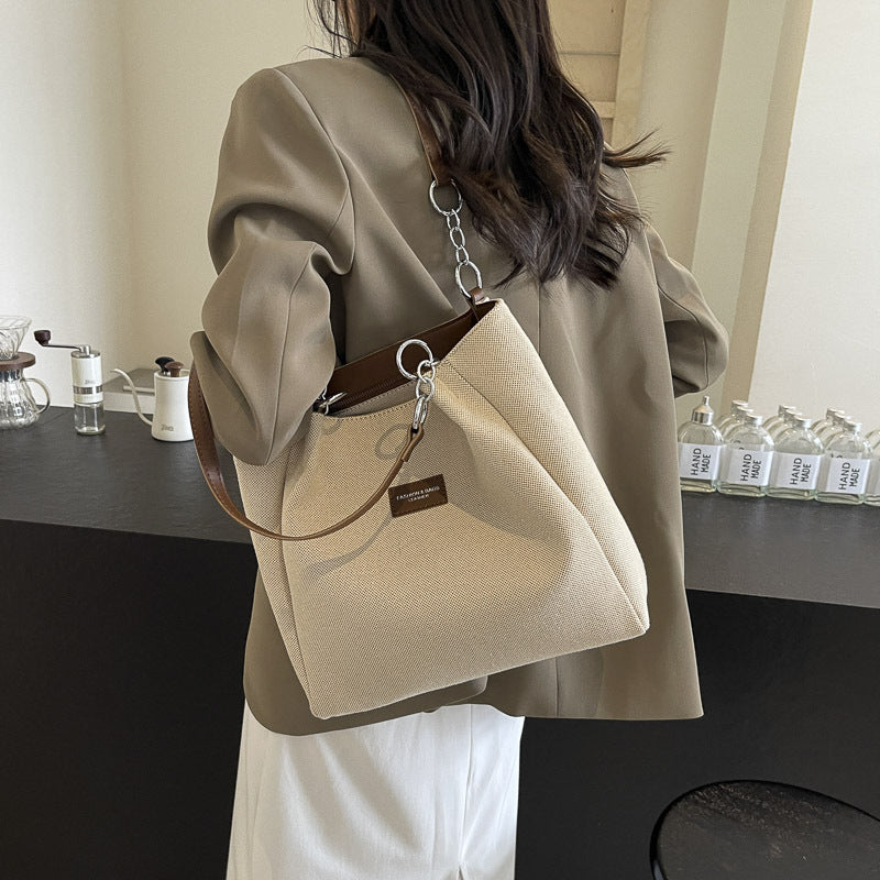 Chic Textured Shoulder Bag Kalsten
