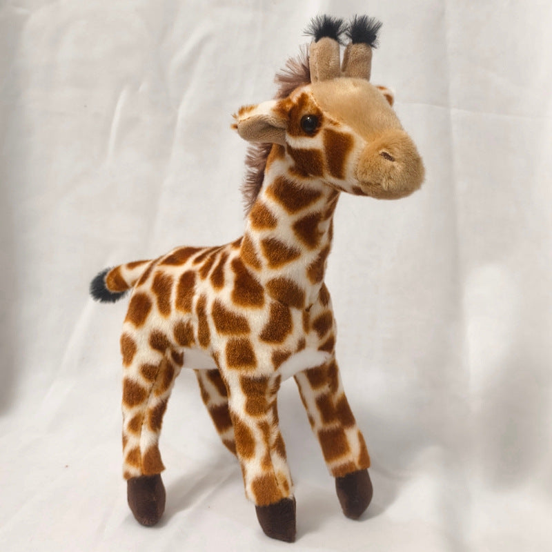 Plush Zebra Stuffed Animal with Soft Striped Fur and Realistic Mane Kalsten