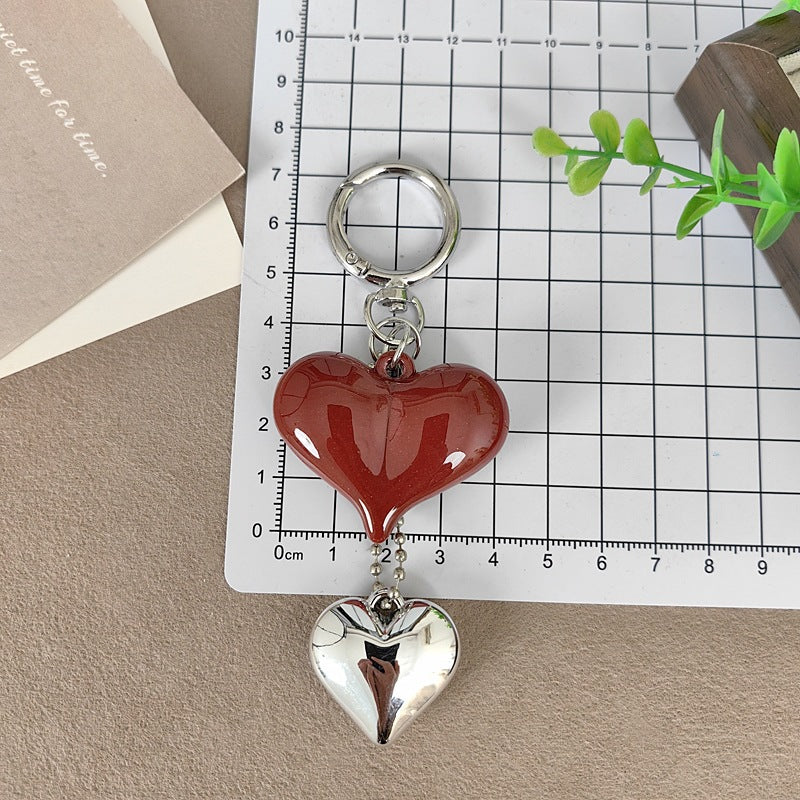 Keychain with bow and heart motif Kalsten