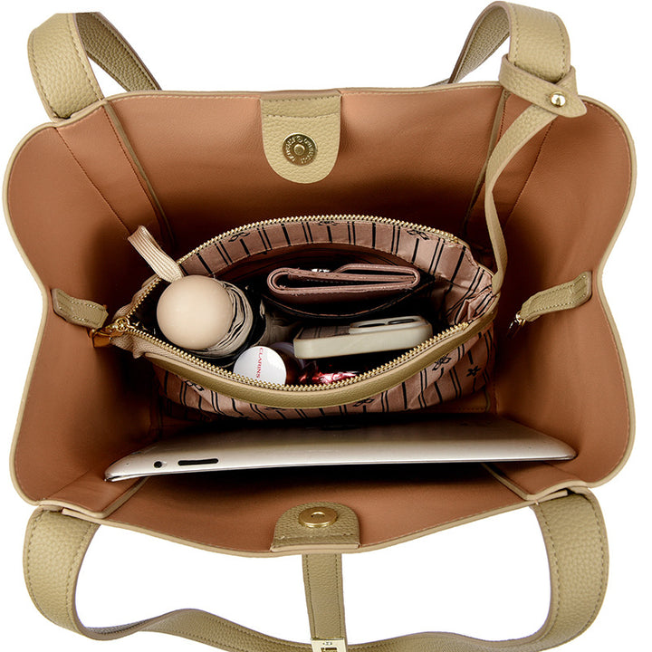 Elegant Structured Shoulder Tote Kalsten