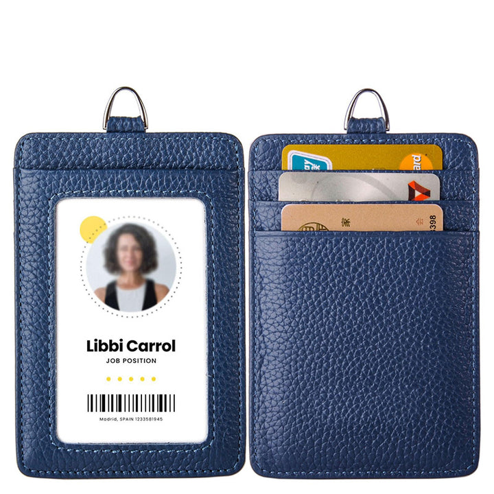 Versatile RFID-Blocking Leather ID Card Holder Kalsten