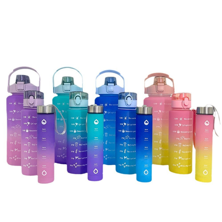 Ladies Motivating Water Bottle with Time Markers Kalsten