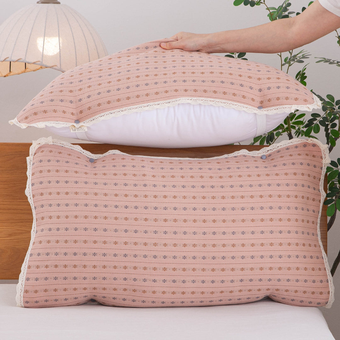Ladies ergonomic pillow with removable cover Kalsten